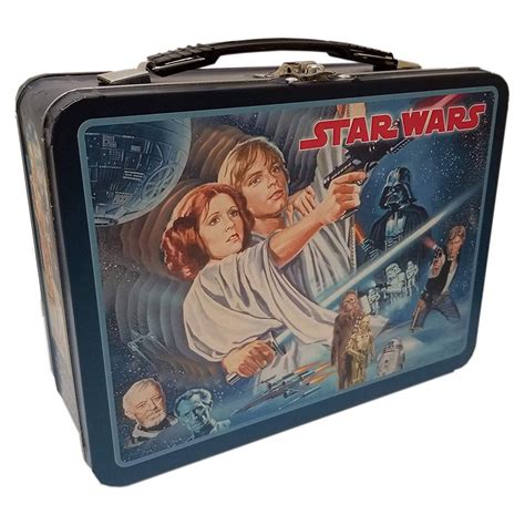 metal star wars lunch box|star wars lunch box 1980.